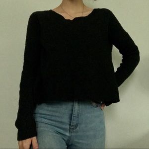 dark grey madewell sweater